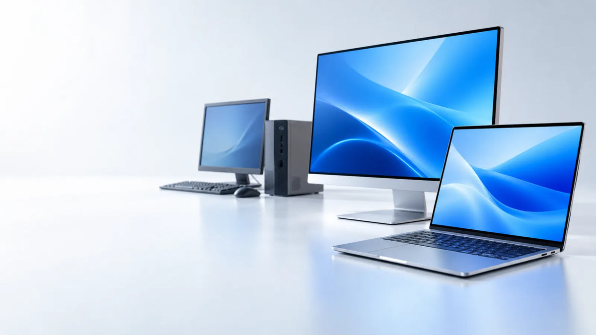 Älterer PC und moderne Windows-11-fähige Computer