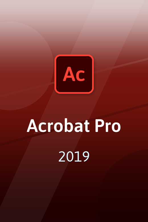 Adobe Acrobat Pro 2019