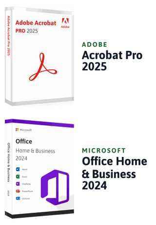 Microsoft Office 2024 Home & Business + Adobe Acrobat Pro 2025