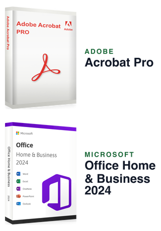 Microsoft Office 2024 Home & Business + Adobe Acrobat Pro