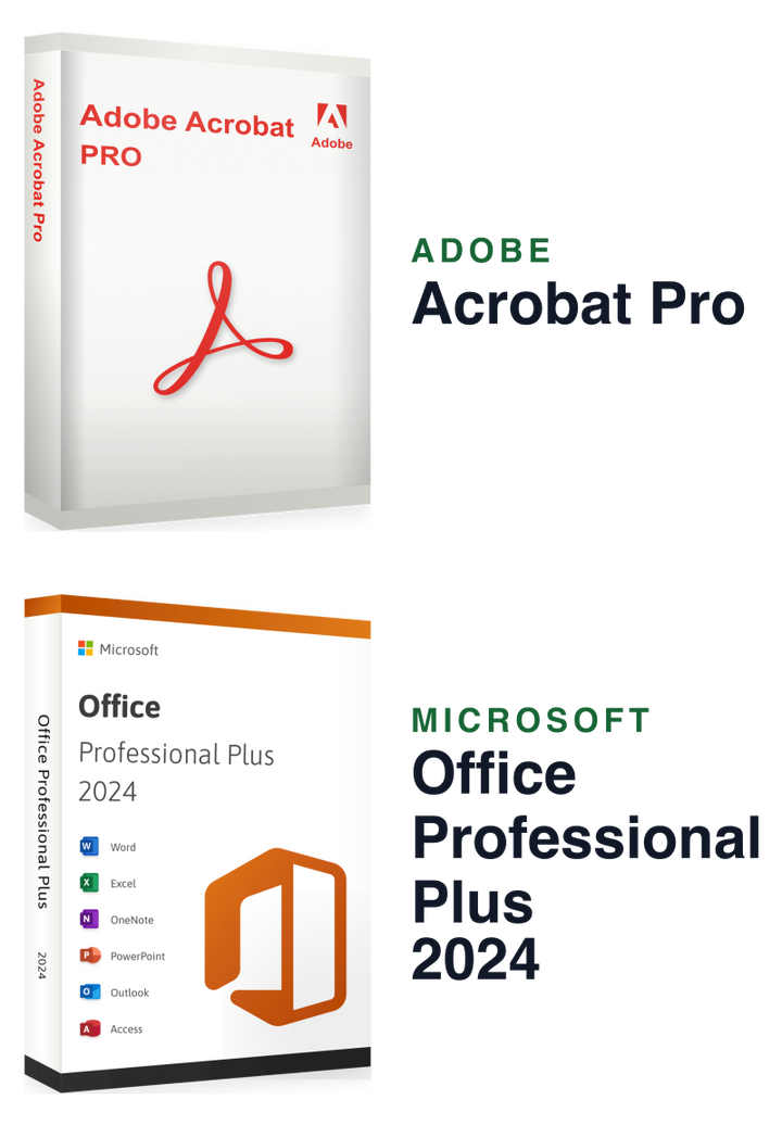 Microsoft Office 2024 Professional Plus + Adobe Acrobat Pro