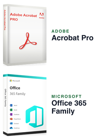 Microsoft 365 Family + Adobe Acrobat Pro