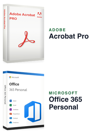 Microsoft 365 Personal + Adobe Acrobat Pro
