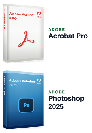 Adobe Acrobat Pro + Photoshop 2025
