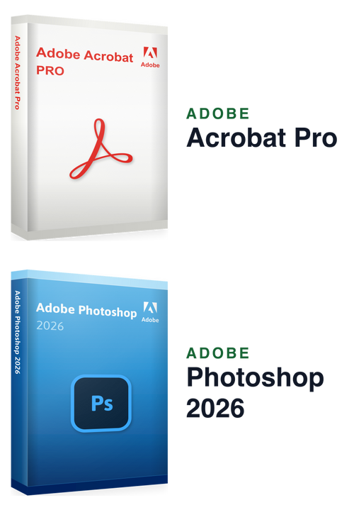 Adobe Acrobat Pro + Photoshop 2026