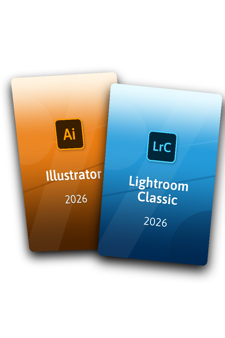 Illustrator 2026 + Lightroom Classic 2026