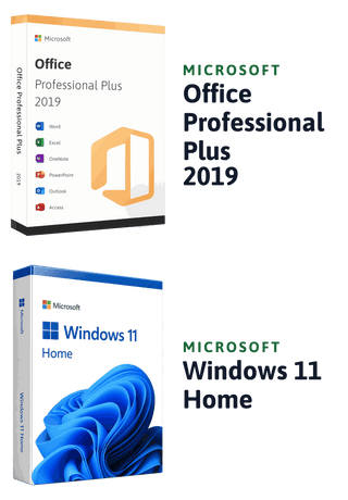 Microsoft Windows 11 Home + Microsoft Office 2019 Professional Plus