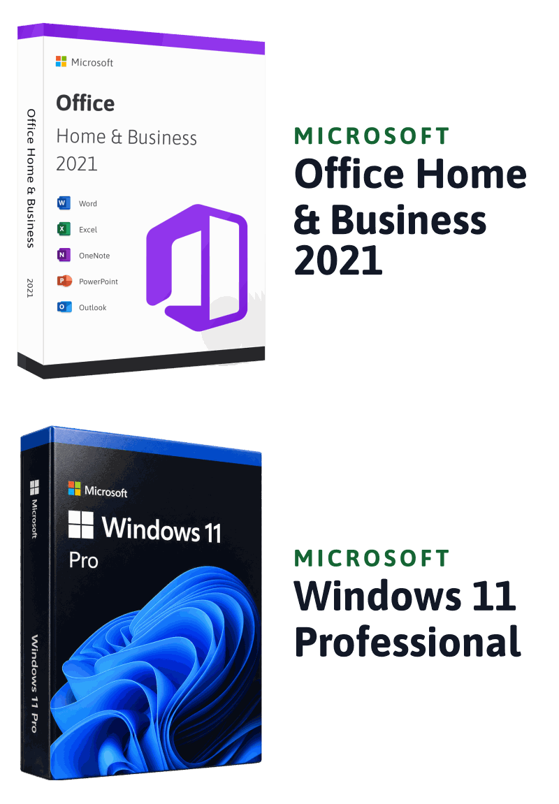 Microsoft Windows 11 Professional + Microsoft Office 2021 Home & Business