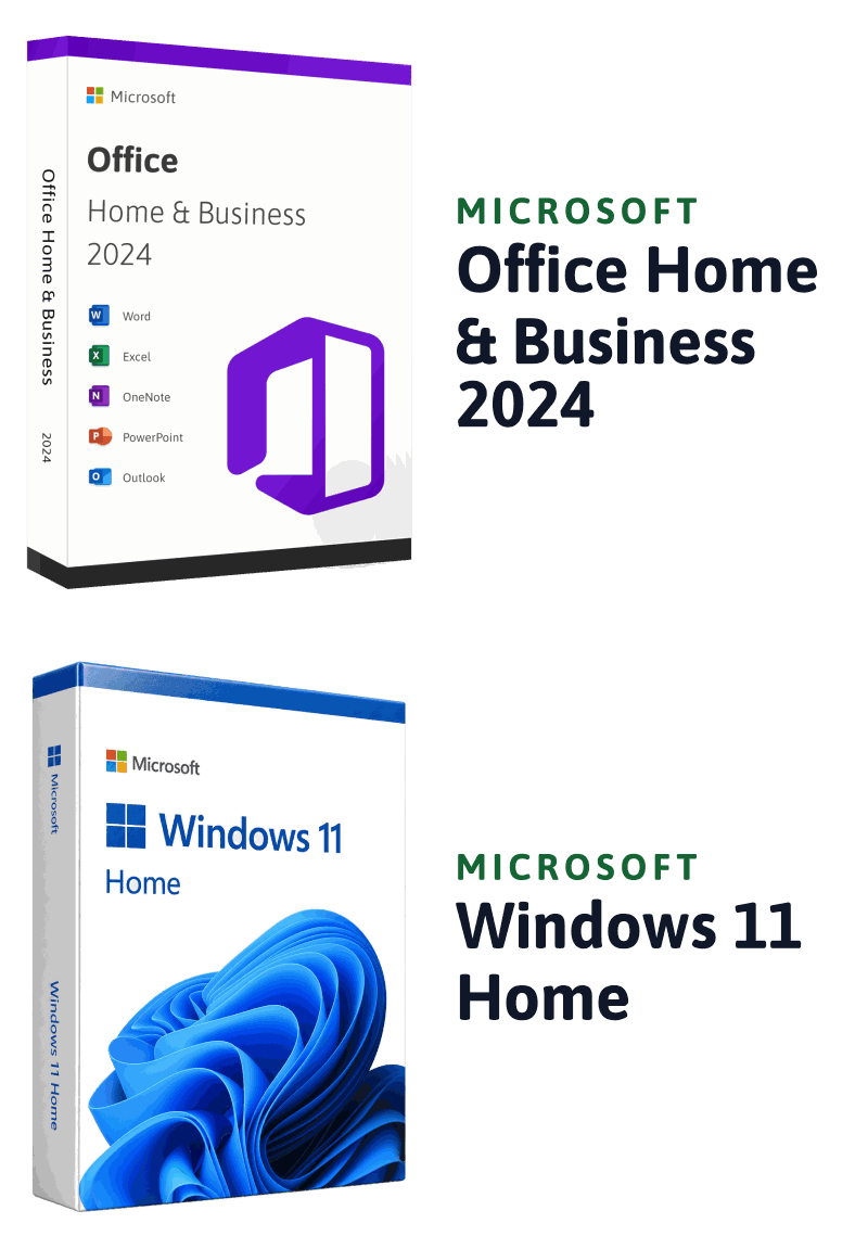 Microsoft Windows 11 Home + Microsoft Office 2024 Home & Business