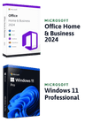 Microsoft Windows 11 Professional + Microsoft Office 2024 Home & Business | Windows