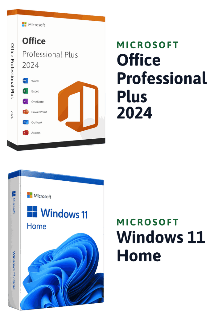 Microsoft Windows 11 Home + Microsoft Office 2024 Professional Plus