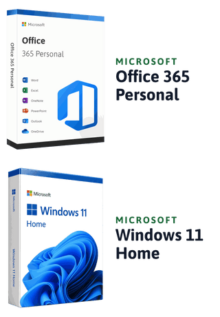 Microsoft Windows 11 Home + Microsoft Office 365 Personal