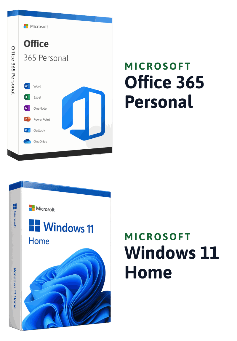 Microsoft Windows 11 Home + Microsoft Office 365 Personal