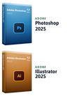 Adobe Photoshop 2025 + Adobe Illustrator 2025 | Windows