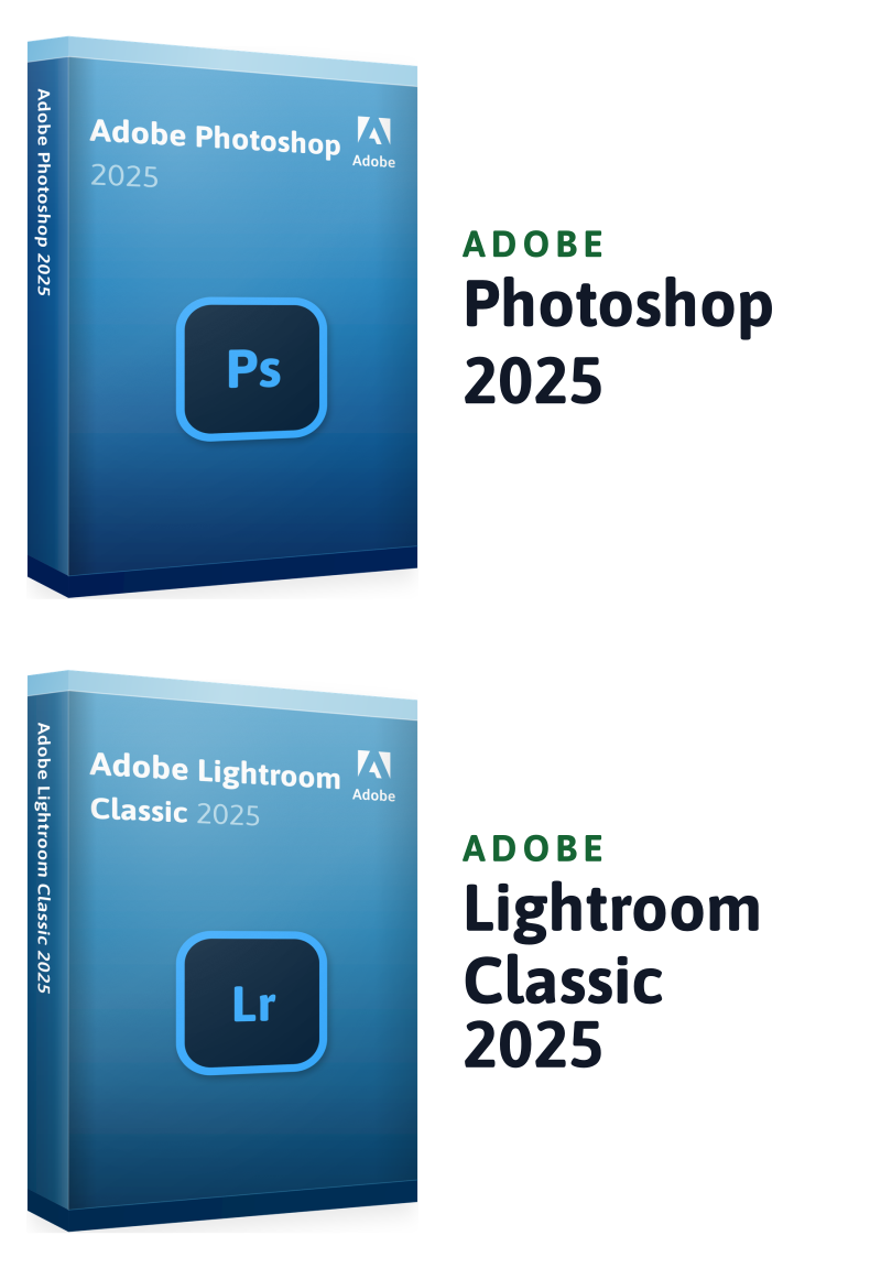 Adobe Photoshop 2025 + Adobe Lightroom Classic 2025