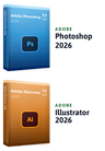 Adobe Photoshop 2026 + Adobe Illustrator 2026 | Windows