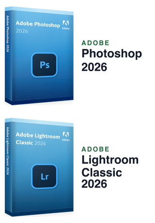 Adobe Photoshop 2026 + Lightroom Classic 2026