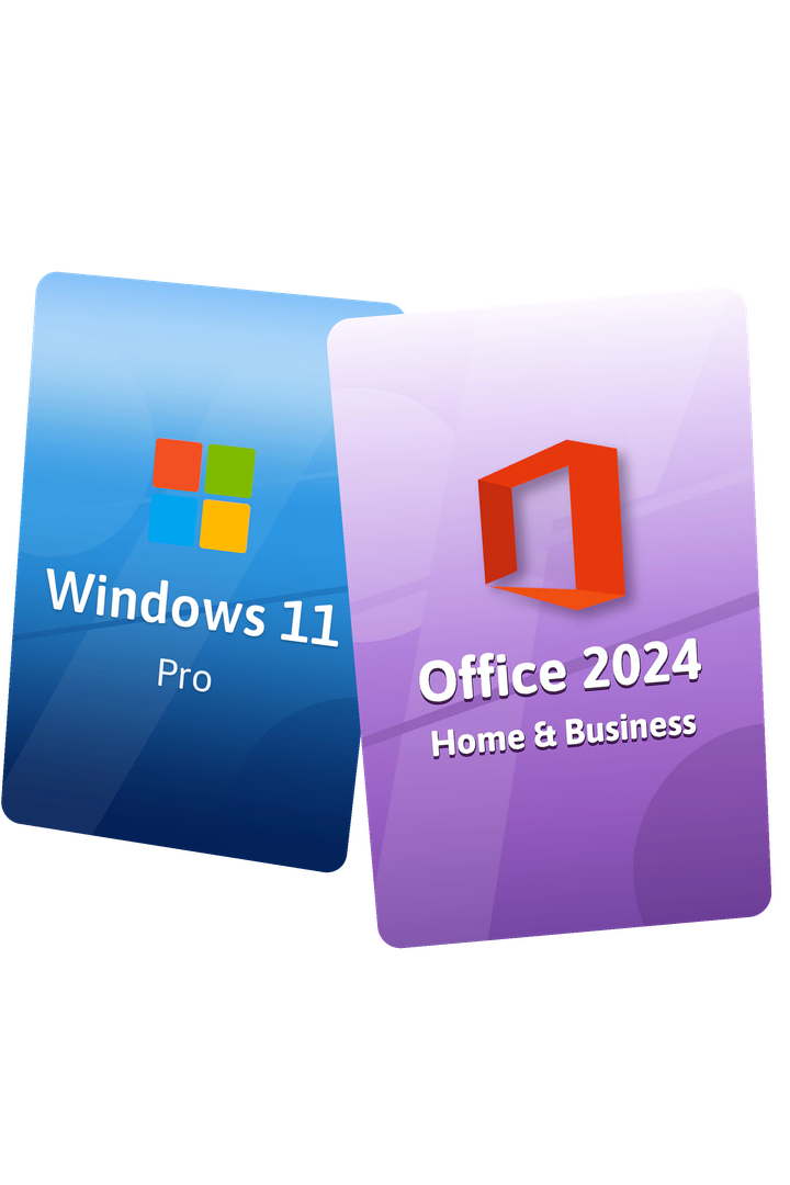 Microsoft Windows 11 Pro + Microsoft Office 2024 Home & Business