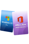 Microsoft Windows 11 Pro + Microsoft Office 2024 Home & Business | Windows